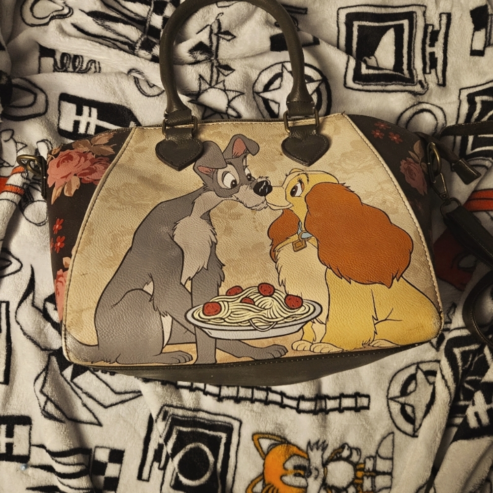 Loungefly lady and the tramp purse